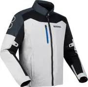 Bering Cronos, textile jacket waterproof , color: Light Grey/Black/Dark Grey , size: 4XL
