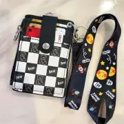 Cartoon Clip ID/ Metro Card /Money Holder Case Lanyard Chain key ring Neck Strap