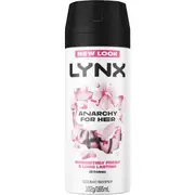 LYNX Deodorant Body Spray Anarchy For Her 48h 165mL