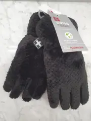 Swiss Tech Performance Gear Gloves Black Fleece 3M Thinsulate Insulation L-XL