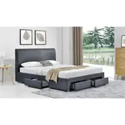 Lucas Fabric Bed with 4 Drawers