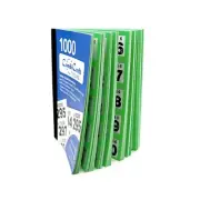 1000 Tickets Green Raffle Tickets Check Book Cloakroom Tickets Unique Numbering