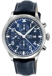 Gevril Men's 47101 Vaughn Chrono Pilot Swiss Automatic ETA 7750 Movement Watch