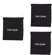3pcs Hair Dryer Storage Bag Drawstring Organizer Pouch Home Hotel Travel Storage for Hair Dryer