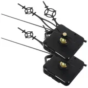 2 Sets Movement Battery Clock Mechanism Non Ticking Numbers