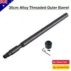 35cm Metal Threaded Outer Alloy Barrel For JinMing Gen8 J8 J9 M4A1 Gel Blaster