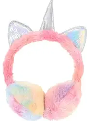 [PLAFOPE] Unicorn Earmuffs Animal Ears Headband Girl Headbands Animal Headbands Winter Headband Plush Earmuffs Winter Ear Wear Lovely Ear Cover Comfortable Winter Earmuff Plush Warm Earmuff