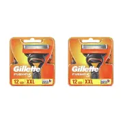 Gillette Fusion5. 24 Razor Blades Of Ricambio. New Model Improved