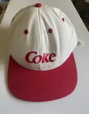 Coke Embroidered Ball Cap - Adjustable Back - New