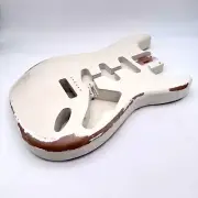 MJT Stratocaster Alder Relic Body Olympic White Nitro MJT5344