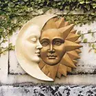 Sun and Moon Statue Art Creative Hanging Ornaments Home Garden Wall Decoration