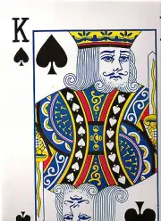 GIGANTIC PLAYING CARD 10x8inch 27x20cm MANY USES PLACE MAT MAGIC TRICK ILLUSION