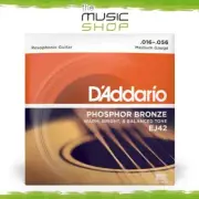 D'Addario EJ42 16-56 Resophonic Medium Phosphor Bronze Guitar Strings
