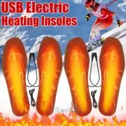 Winter USB Electric Feet Heated Shoe Boot Insoles Inserts Sock Snow FOOT WARMER