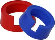 49190 Boot for Yellow Jacket HVAC Gauge Boots 3-1/8" Gauge 1 Pair Red Blue AC Gauges Protective Cover
