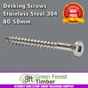 Decking Screws. Stainless Steel 304. 8g 50mm 1000pcs