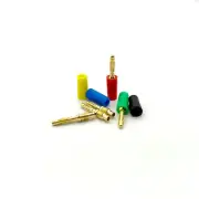 MALE 2.5mm CONNECTOR GOLD PLATED BANANA PLUG RC BATTERY,ESC Meter Plug