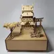DIY懷舊日式古城 旋轉音樂盒