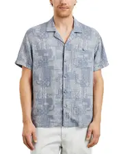 Rails Ace Printed Camp Shirt Small