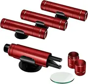 CAR Must Haves: Window Breaker Seatbelt Cutter, Dual Function Auto Glass Breaker, Car Safety Hammer, Easy Installation and Storage in The Vehicle, Ideal for All Including Kids & Elders (Red*4)