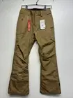 Volcom Knox Insulated Gore-Tex Snowboard Pants Women's Small Brown #Z4A
