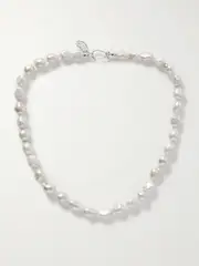 [Gohar World] Gohar World - Host Silver Pearl Necklace - White - One size One size White