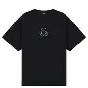 [We11done] Black Pearl Bear Short Sleeved Tee