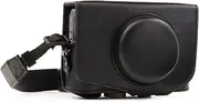 [MegaGear] Ever Ready Leather Camera Case Compatible with Canon PowerShot SX740 HS, SX730 HS
