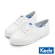 【Keds】THE PLATFORM 經典延伸厚底皮革休閒鞋-白 (9231W133497)