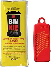 [BinKill] Commercial Bin Protector 65g – Kills Flies & Maggots Instantly, Ideal for Commercial Bins up to 10 Cubic Meters, Aussie Owned, Easy-to-Use Pest Control Solution