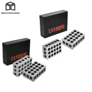 2 Matched Pair 2-4-6 Blocks 23 Holes .0002" Machinist Precision 246 Jig