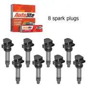 8x Ignition Coil & 8x Autolite Spark Plug for Cadillac XLR 4.6L V8 UF543