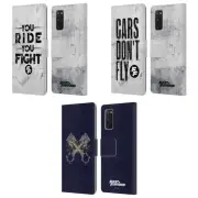 FAST & FURIOUS FRANCHISE GRAPHICS LEATHER BOOK WALLET CASE FOR SAMSUNG PHONES 2