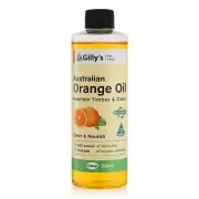Gilly''s 250ml Orange Oil Cleans and Restores Old and New Wood in Good Condition