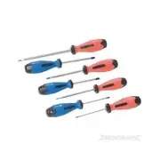 Go Kart Silverline Soft Grip Screwdriver Set 7pce 993056 Racing