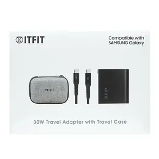 【SAMSUNG 三星】ITFIT 原廠 30W 旅行充電組-含雙口充電器+雙Type C線 (公司貨)