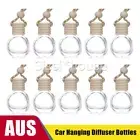 10Pcs Car Hanging Diffuser Air Freshener Perfume Empty Mini Glass Bottles 8ml