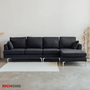 RICHOME 漢普敦L型沙發(獨立筒) 沙發 L型沙發 單人沙發 SF051