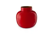 PIP Studio Metal Red 10cm Round Vase