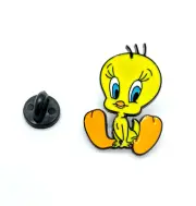 TWEETY BIRD PIN Warner Bros Looney Tunes Classic Cartoon Toon Gift Enamel Brooch
