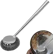 Steel Dish Scrubber - High-Density Polishing Stainless Steel Scrubbing Pads,Portable Cleaning Supplies for Pots Cookers Tableware Sinks Range Hoods