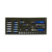 Blue Point EVA Tool Holder Set - 64 Pieces 1/4" Series Metric Socket Set