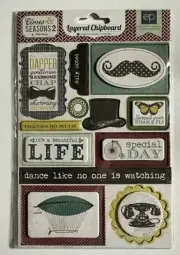 Echo Park Times & Seasons 2 Layered Chipboard