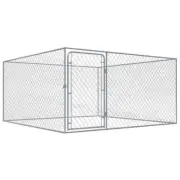 Outdoor Large Dog Kennel Heavy Duty Fence Cage Dog Run House Galvanised Steel