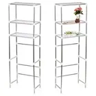 Three Tier Storage Rack Over Toilet Organizer Shelf Bathroom For Laundry Unit