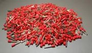 1000Pcs E4018 12AWG 4.0mm² RED Insulated Ferrule Bootlace Terminal Crimp