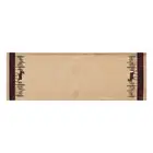 New Rustic Cabin Lodge PINE TREE MOOSE TABLE RUNNER Red Black Burlap 36"