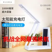 在飛比找蝦皮購物優惠-太陽能充電檯燈 可折疊懸掛檯燈 學生學習燈 書桌酷斃燈 學生