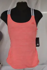 Adidas PER Performance XBACK TANK Women's Size LARGE Strappy Pink Climalite