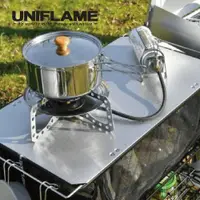 在飛比找松果購物優惠-【日本 UNIFLAME】折疊置物網架不鏽鋼天板 U6116